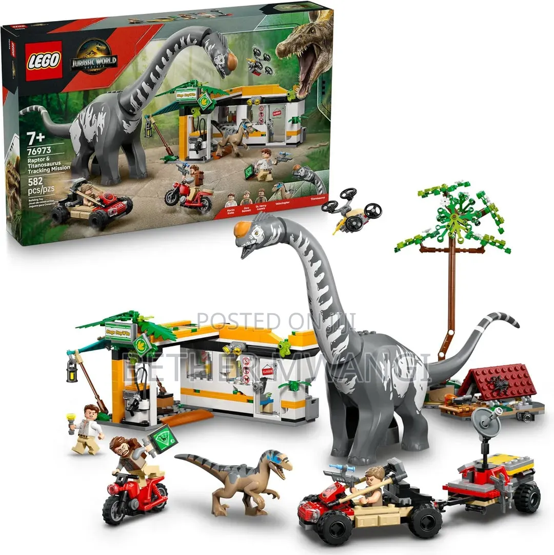 Jurassic World Raptor Titanosaurus Tracking Mission
