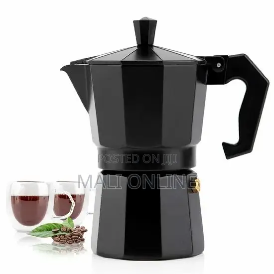 100ml Manual Coffee Maker Aluminium Stovetop Espresso Maker