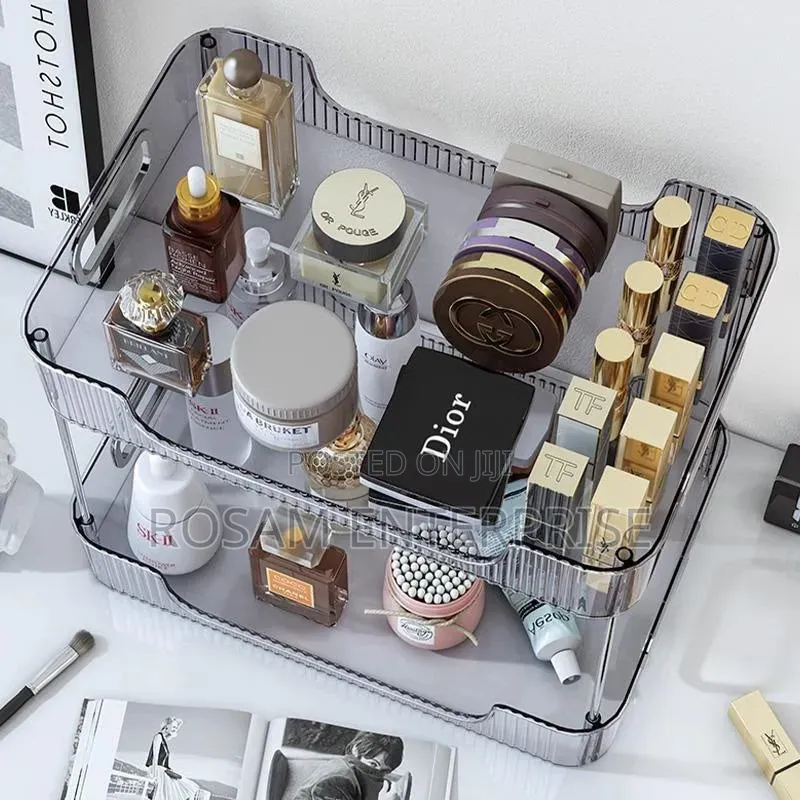 2-Tier Rectangular Countertop Storage Organizer