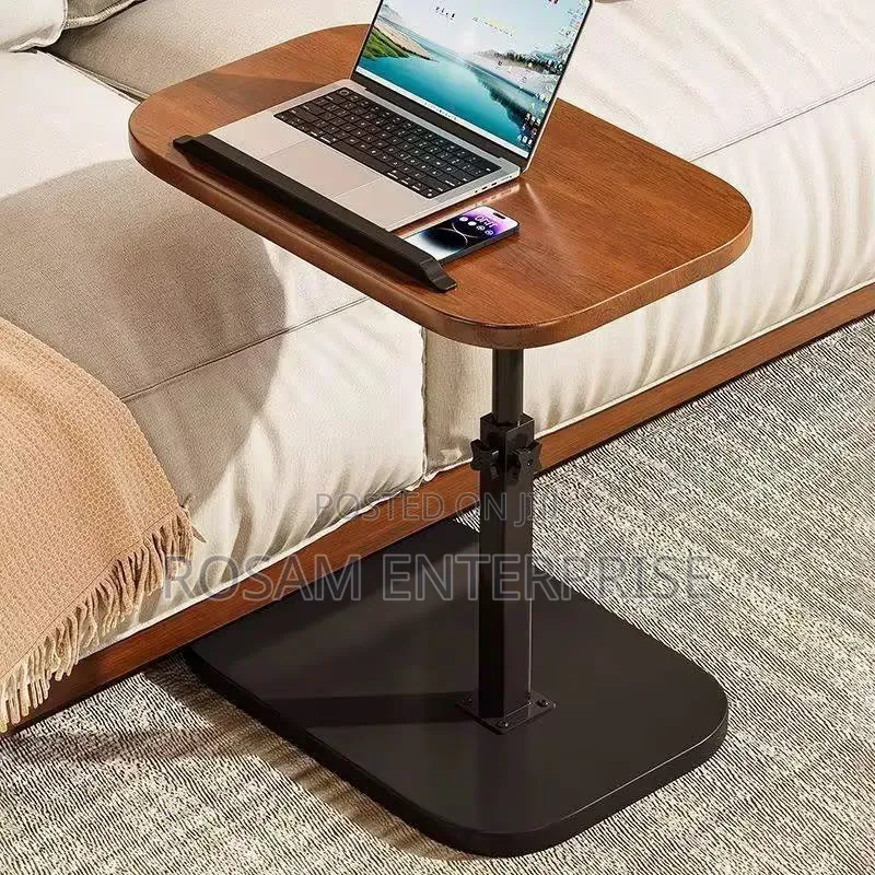 Adjustable C - Shaped Side Stool/ Laptop Table