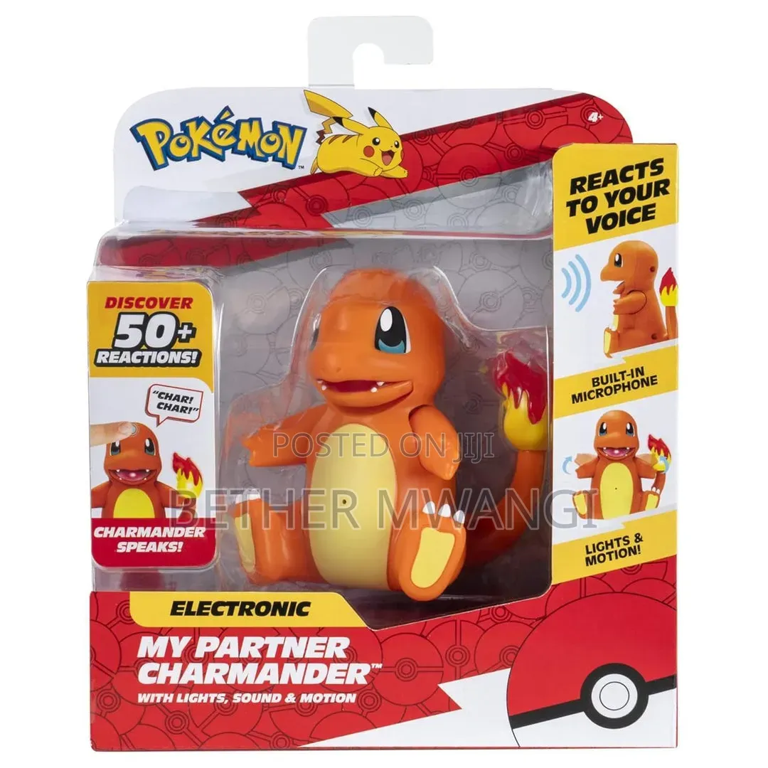 Pokemon Deluxe Electronic Interactive Figure My Partner Charmander
