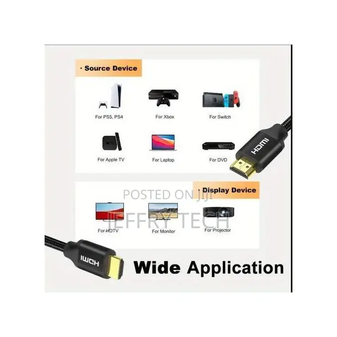 HDMI Cable - 60Hz 18Gbps High-Speed 2.0 60Hz 1.5 Meter