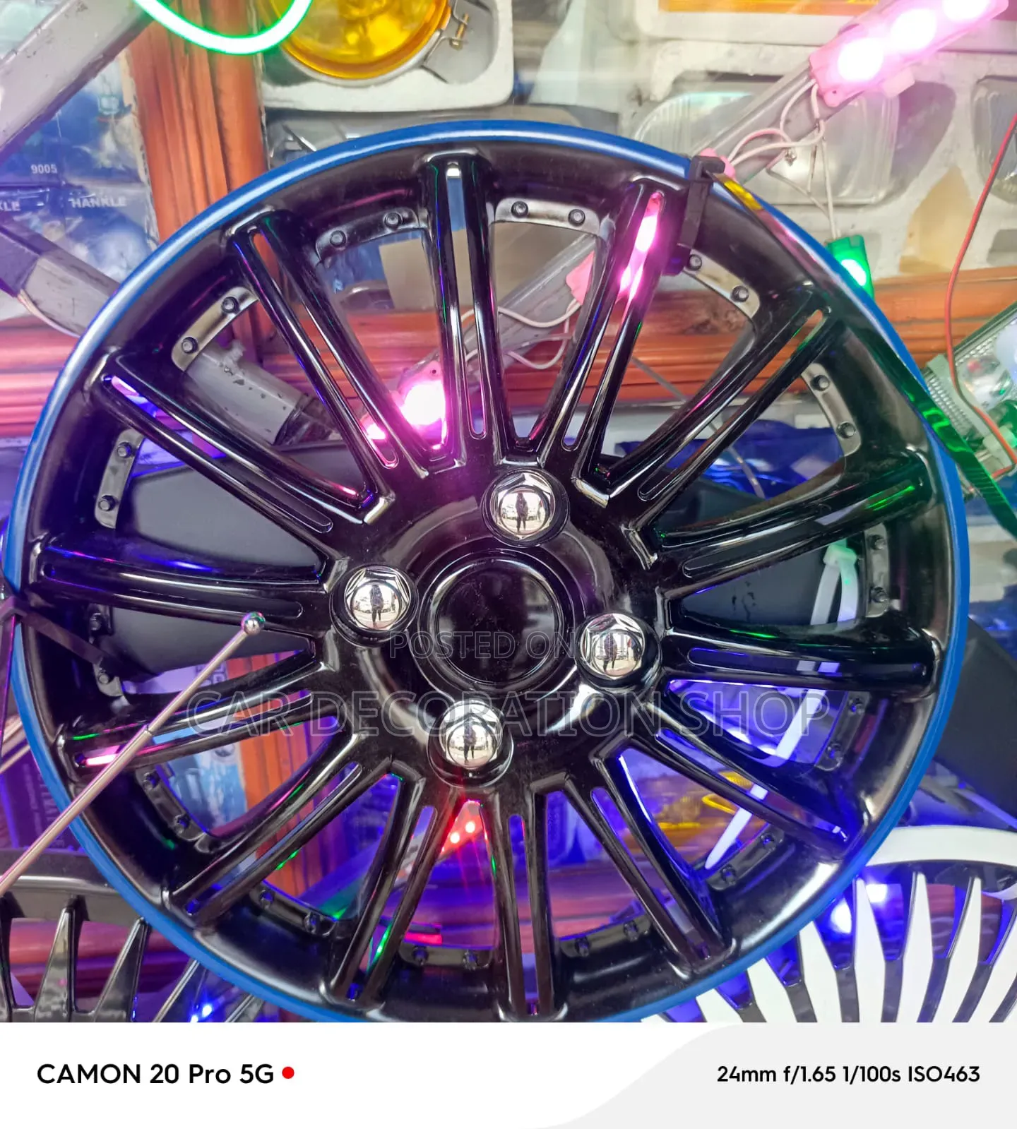 13inch Gloss Black Wheel Trims Designed to Update Styling Car Wheels