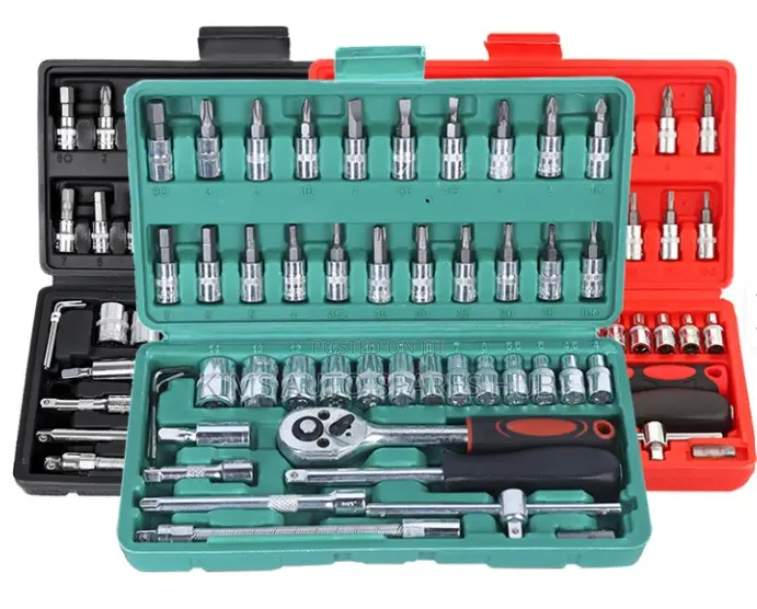 46PCS Auto Repair Vehicle Mechanic Tool Set