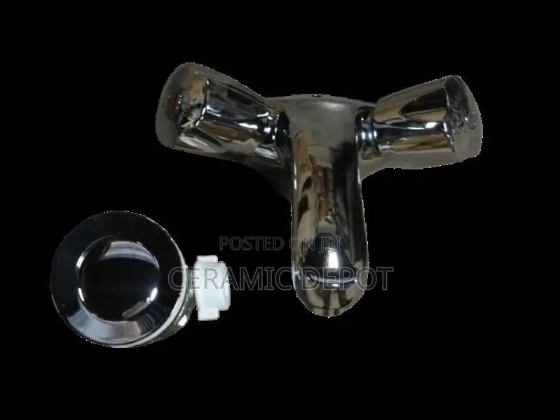 Euro Deluxe Basin Mixer With push Up Waste RV4006