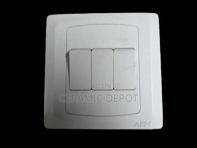 ELEC 3 GANG 1 WAY SWITCH TG1WS