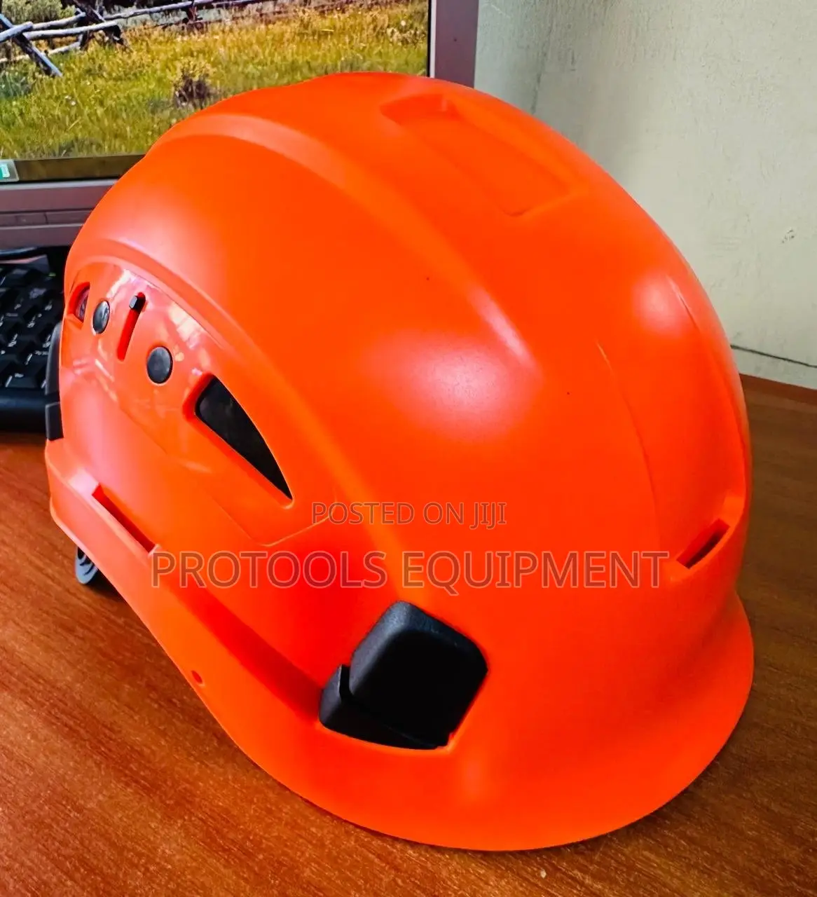Orange Work at Height Helmet