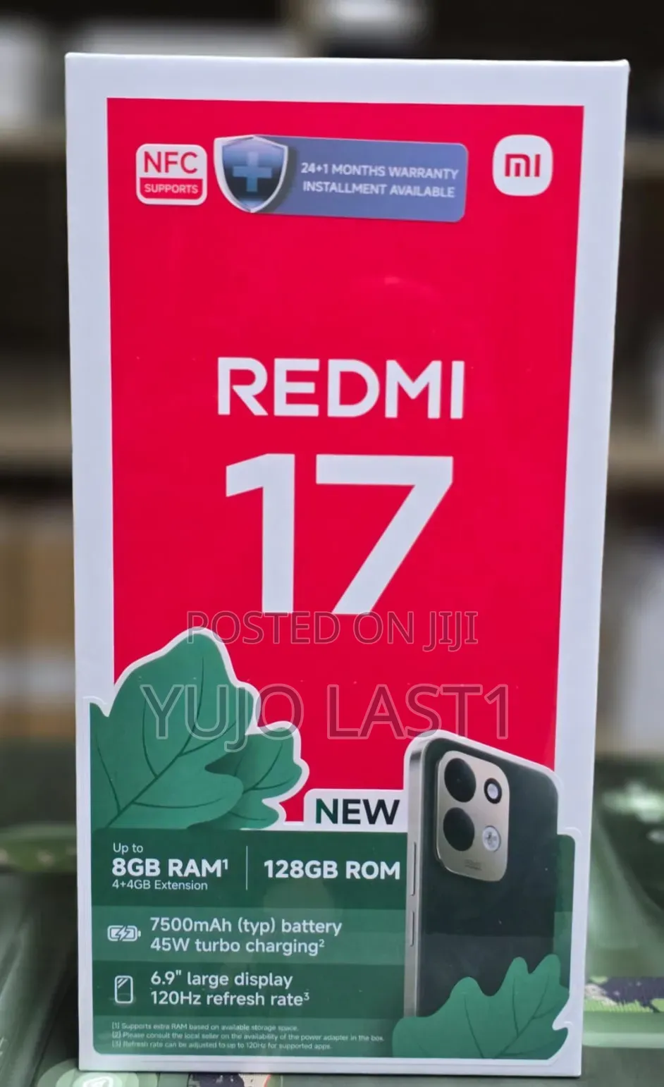 New Xiaomi Redmi 17 256 GB Green