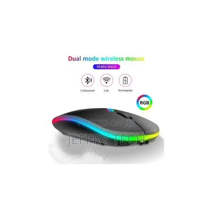 Bluetooth Dual-Mode Led Gaming Rechargeable Wireless Mouse