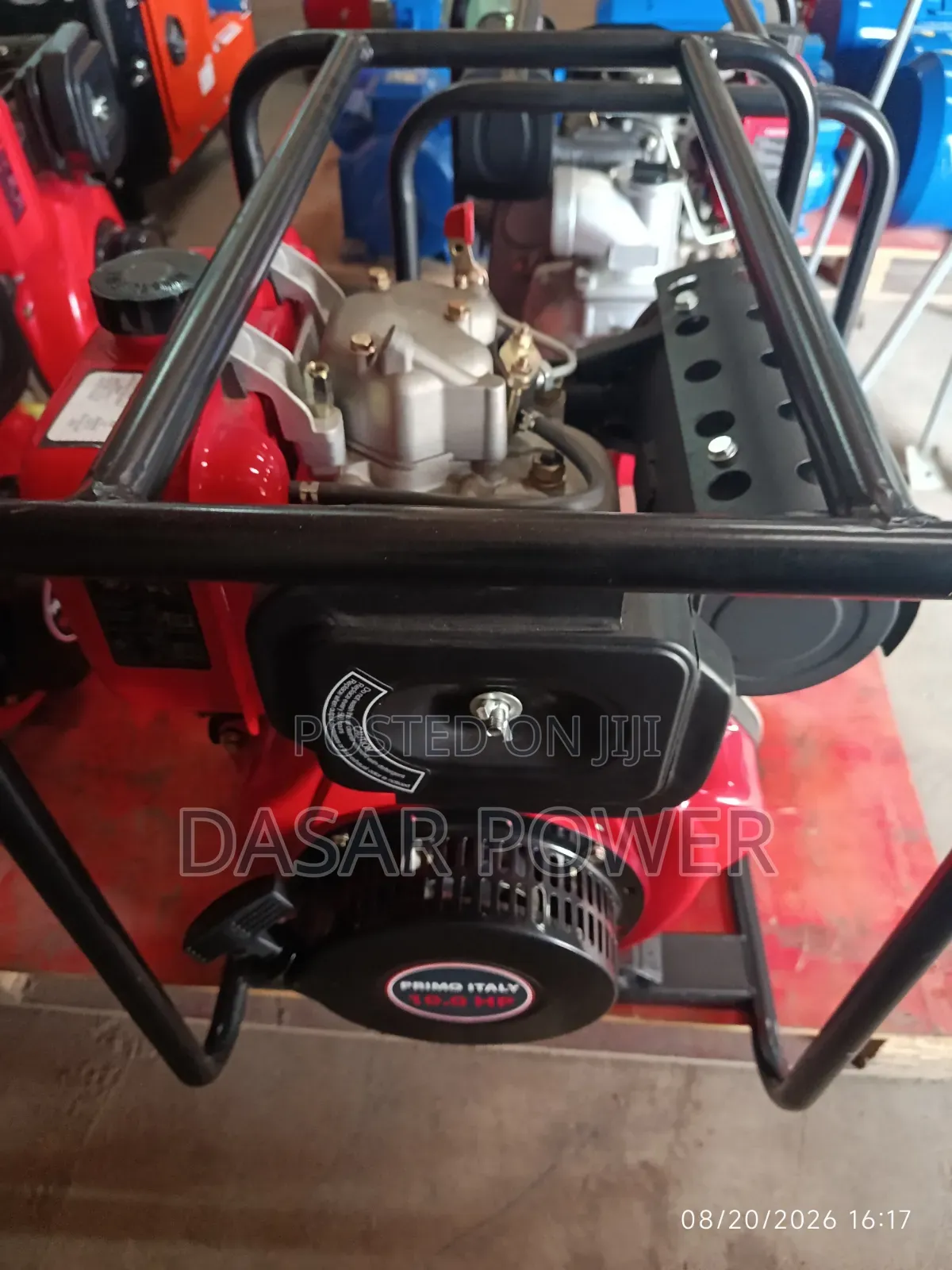 Primo Italy High Pressure Water Pump, Model HL50ZDHP