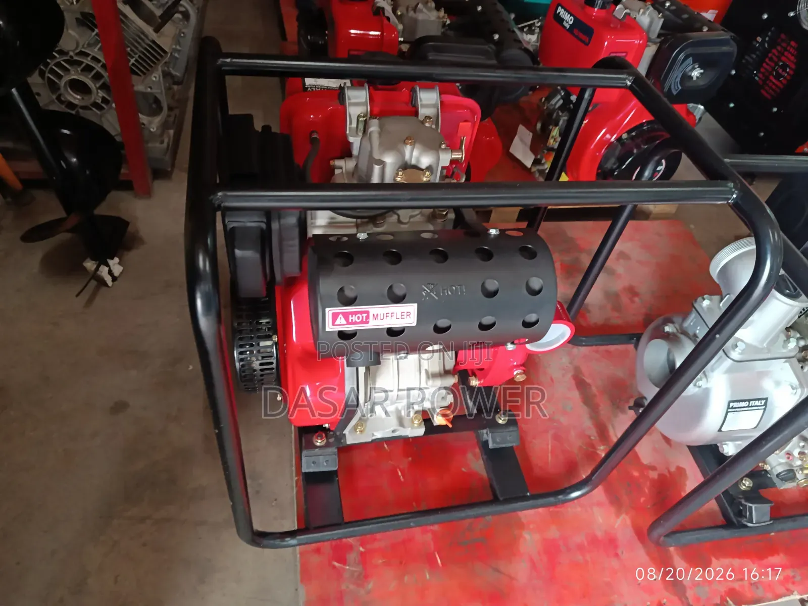 Primo Italy High Pressure Water Pump, Model HL50ZDHP