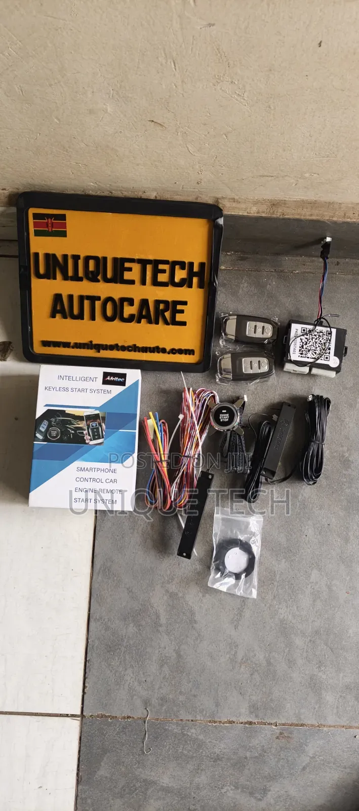 Universal Car Keyless Engine Start System