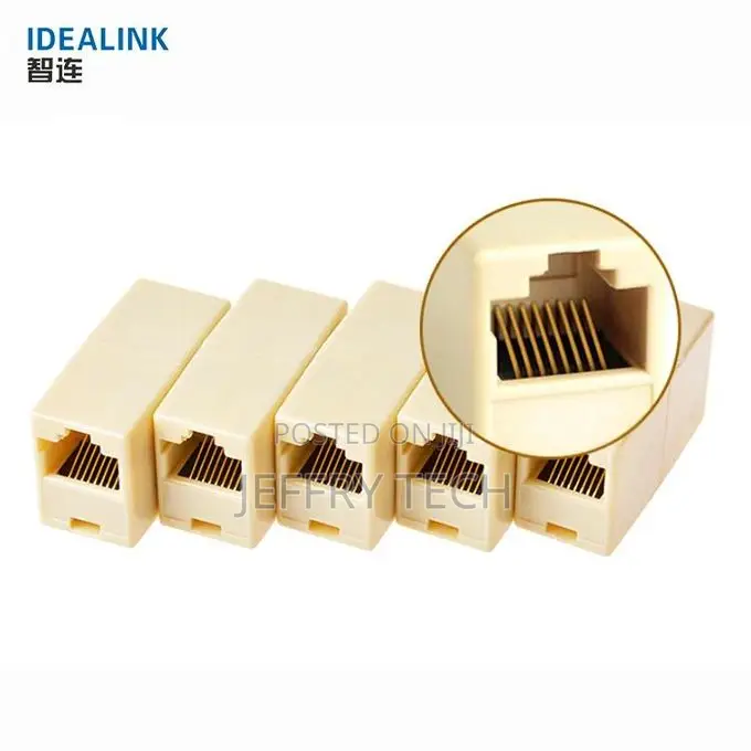 RJ45 Female to Female Coupler - 5Pcs