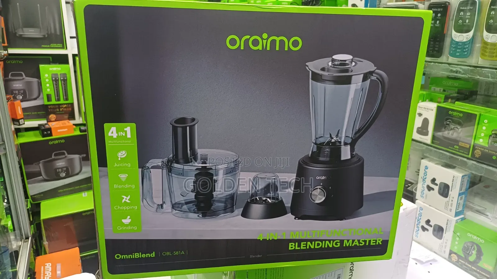 Oraimo OmniBlend OBL-581A 1500W 4-in-1 Blender