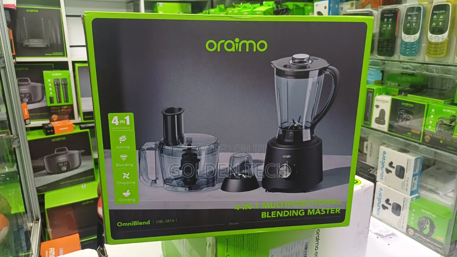 Oraimo OmniBlend OBL-581A 1500W 4-in-1 Blender