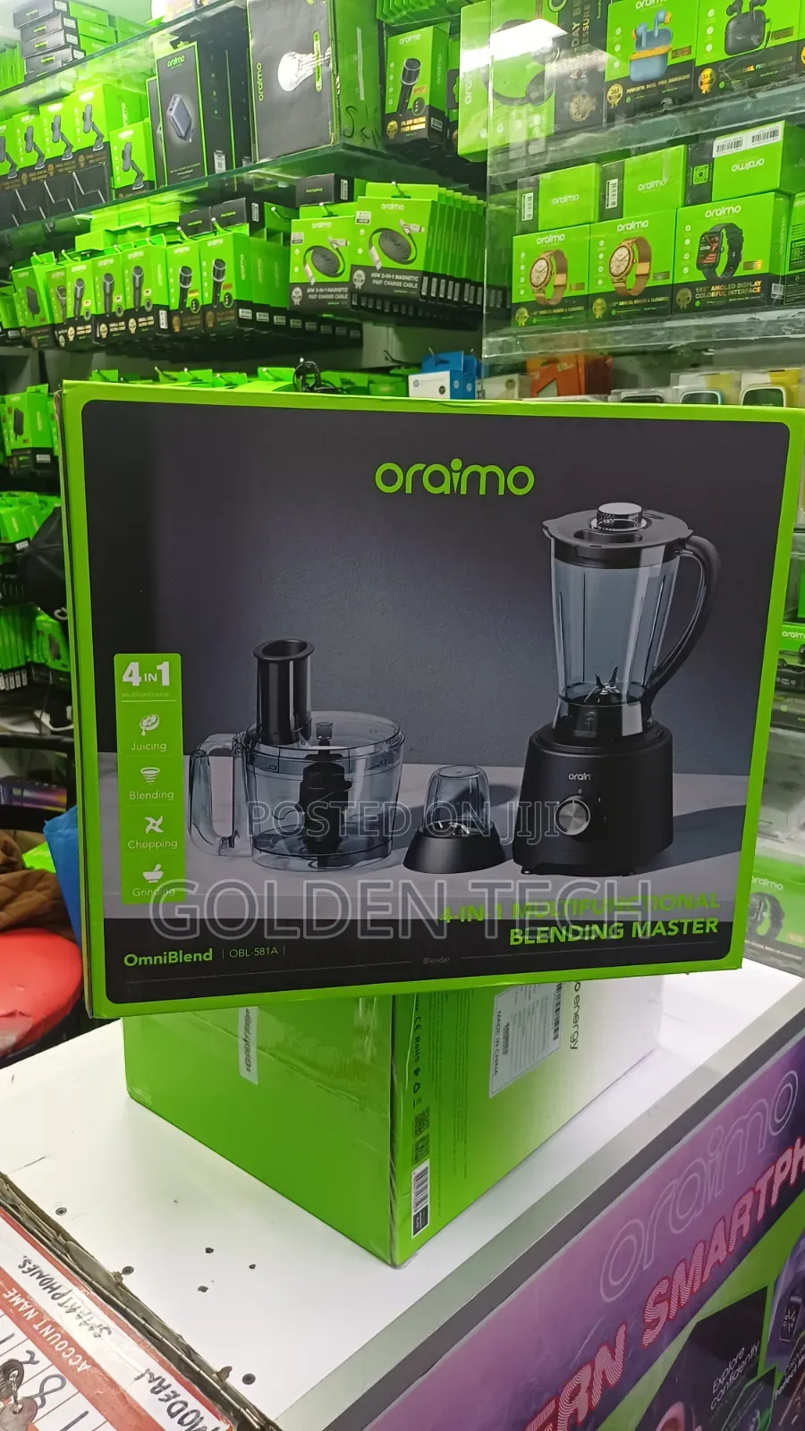 Oraimo OmniBlend 1500W 4-in-1 Multifunctional Blender