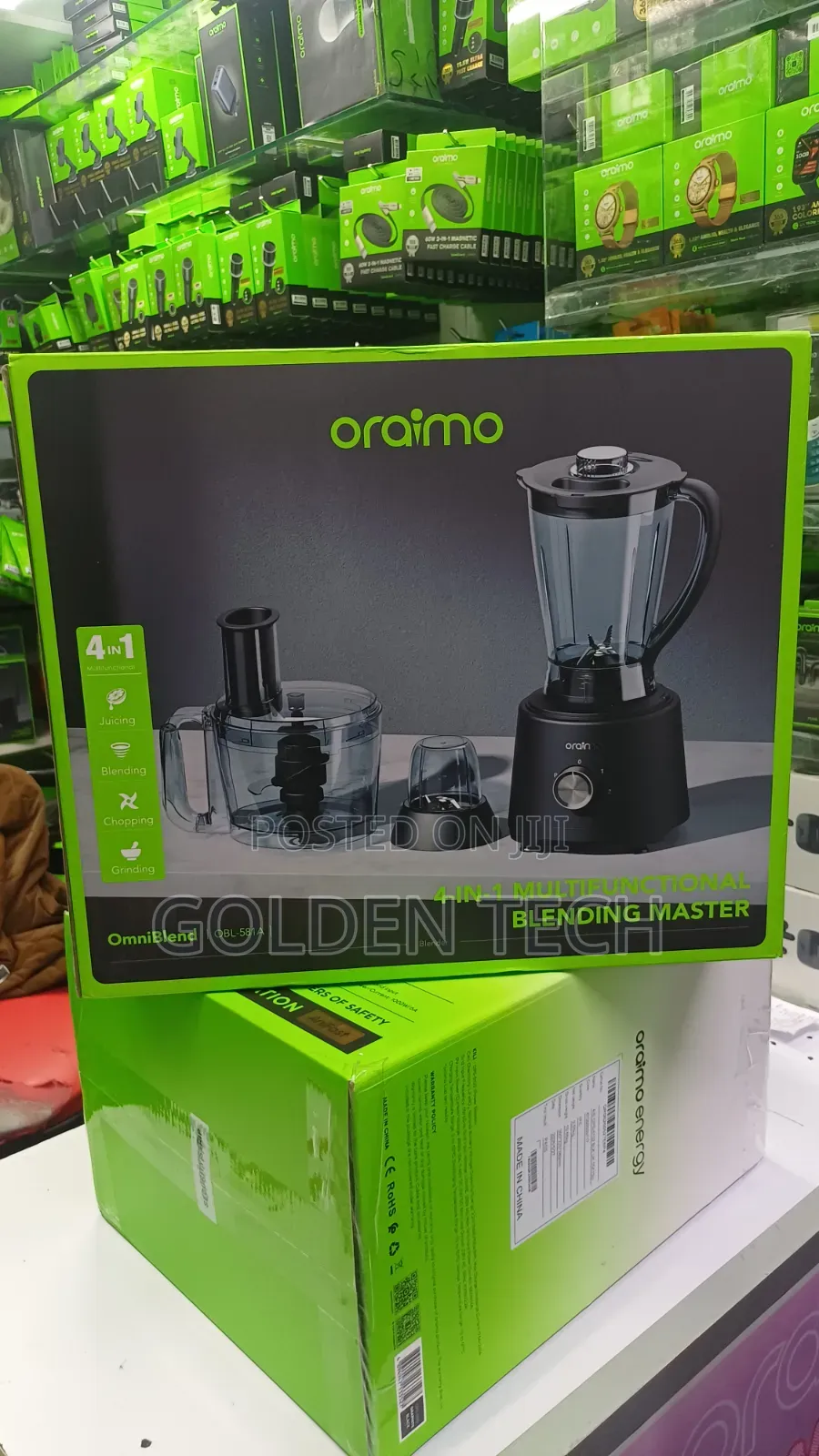 Oraimo OmniBlend 1500W 4-in-1 Multifunctional Blender