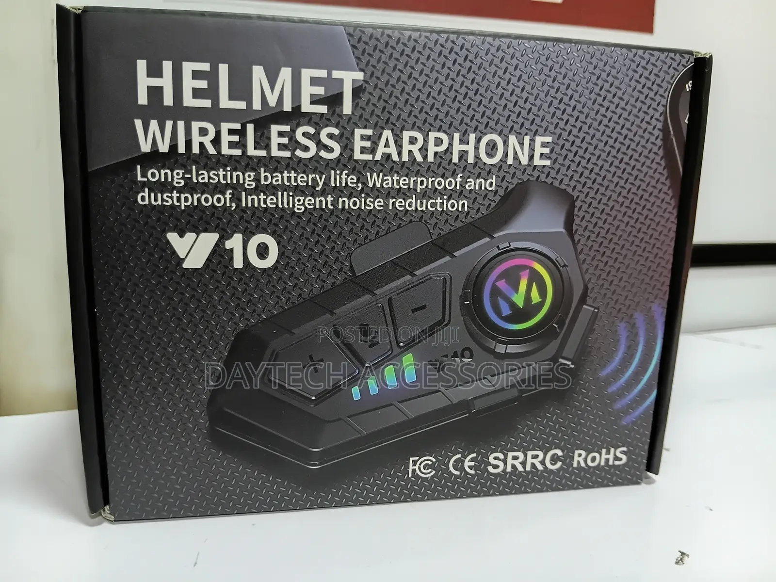 Y10 Motorcycle Helmet Bluetooth 5.3 Headphone.