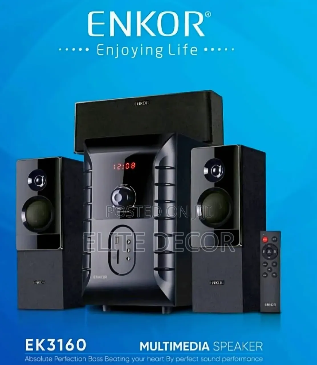 Enkor EK3161 3.1 Channel Woofer Home Theater Sound System