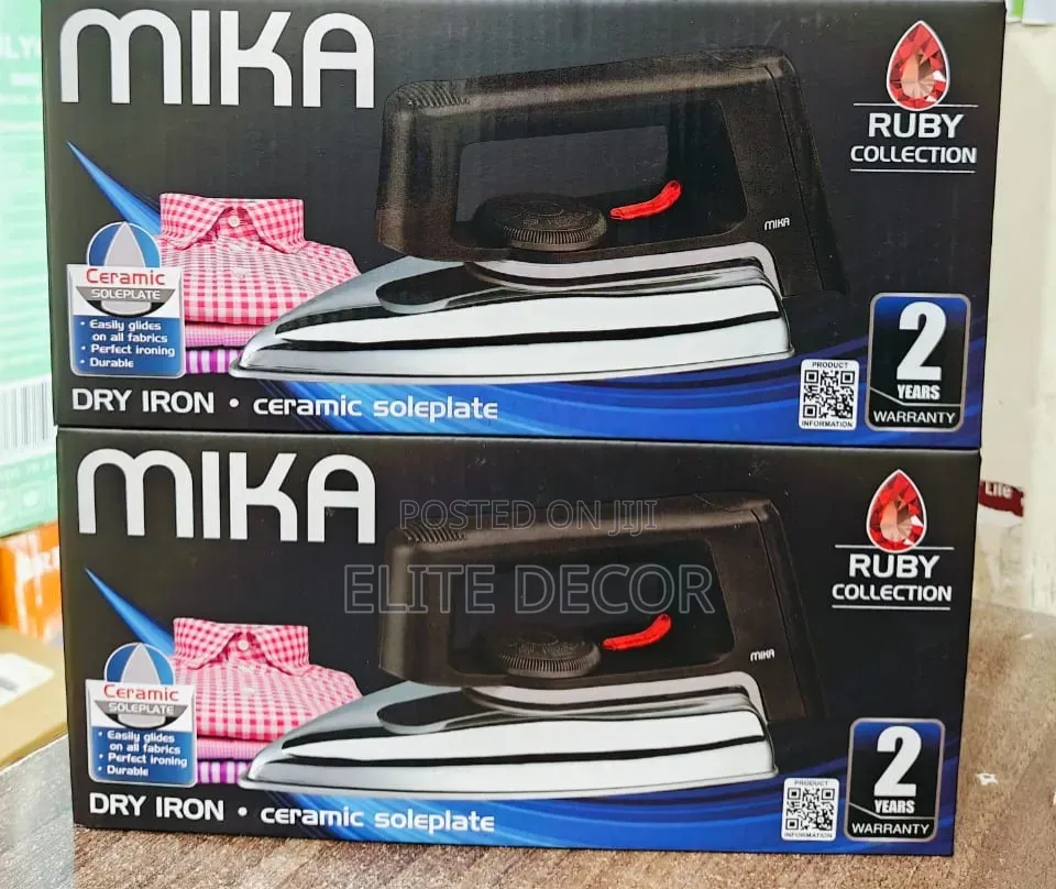 Mika Dry Iron With Ceramic Soleplate