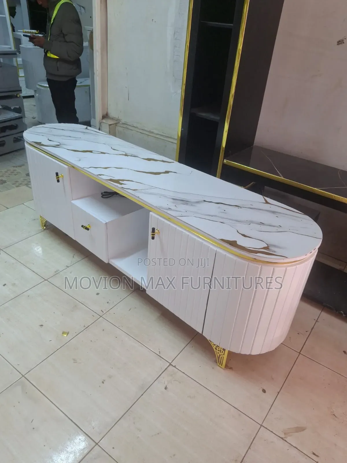 Oval TV Stand TV Stands Grand Stands