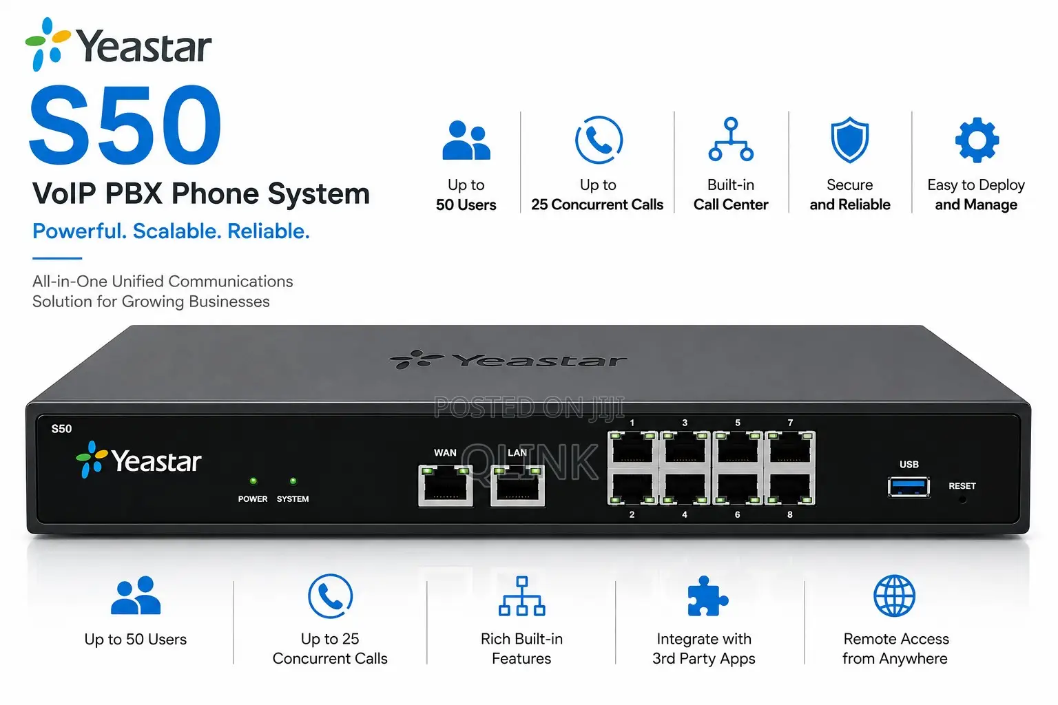 Yeastar S50 VoIP PBX Phone System
