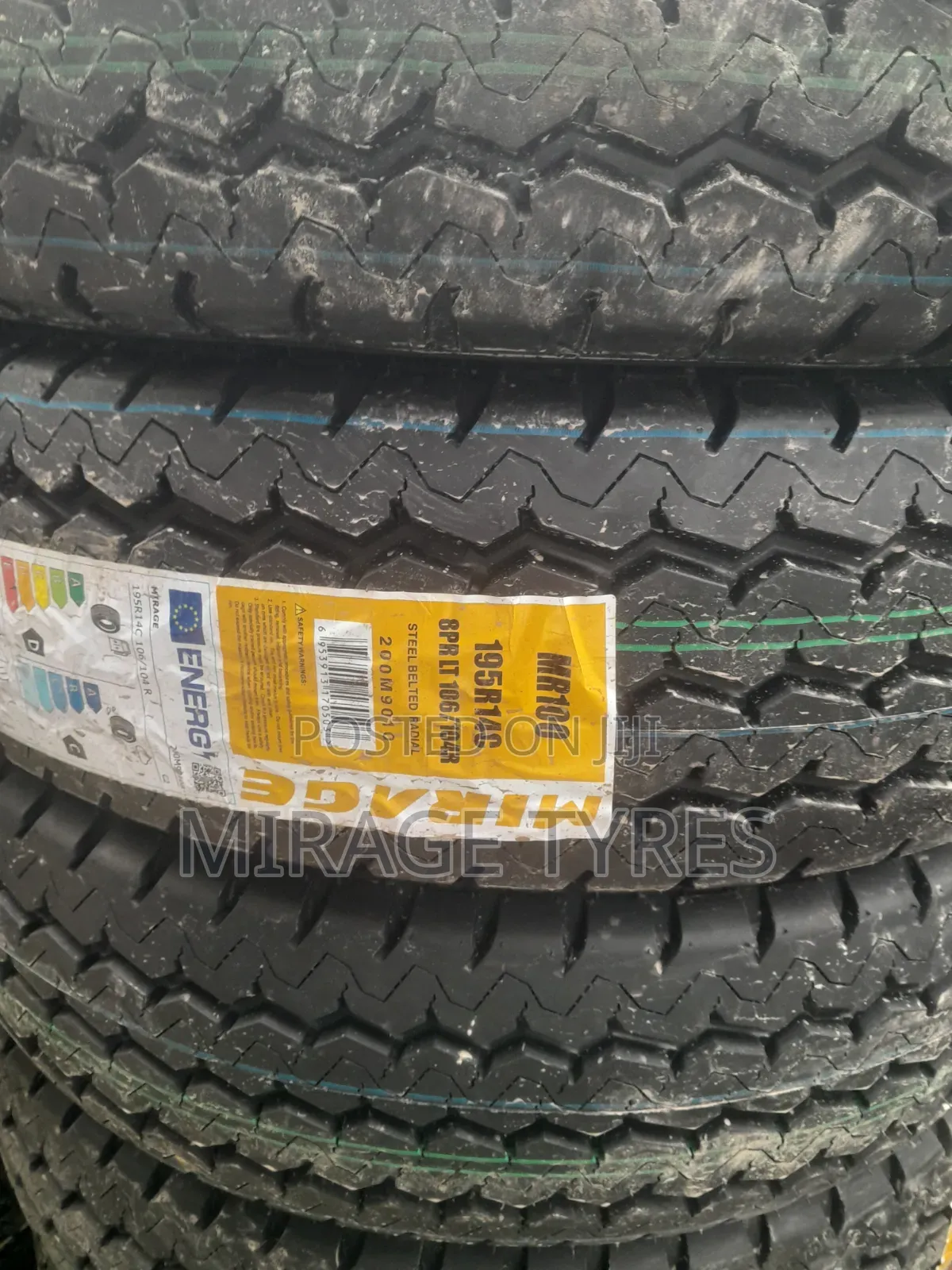 Brand New Mirage Tyres 195R14 - Heavy Duty Van Pickup