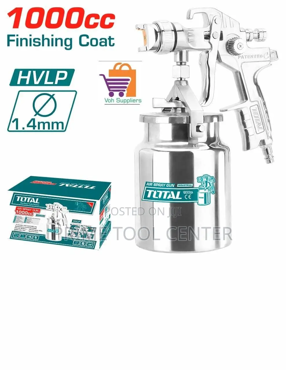TOTAL TAT11004 HVLP Spray gun 1000C