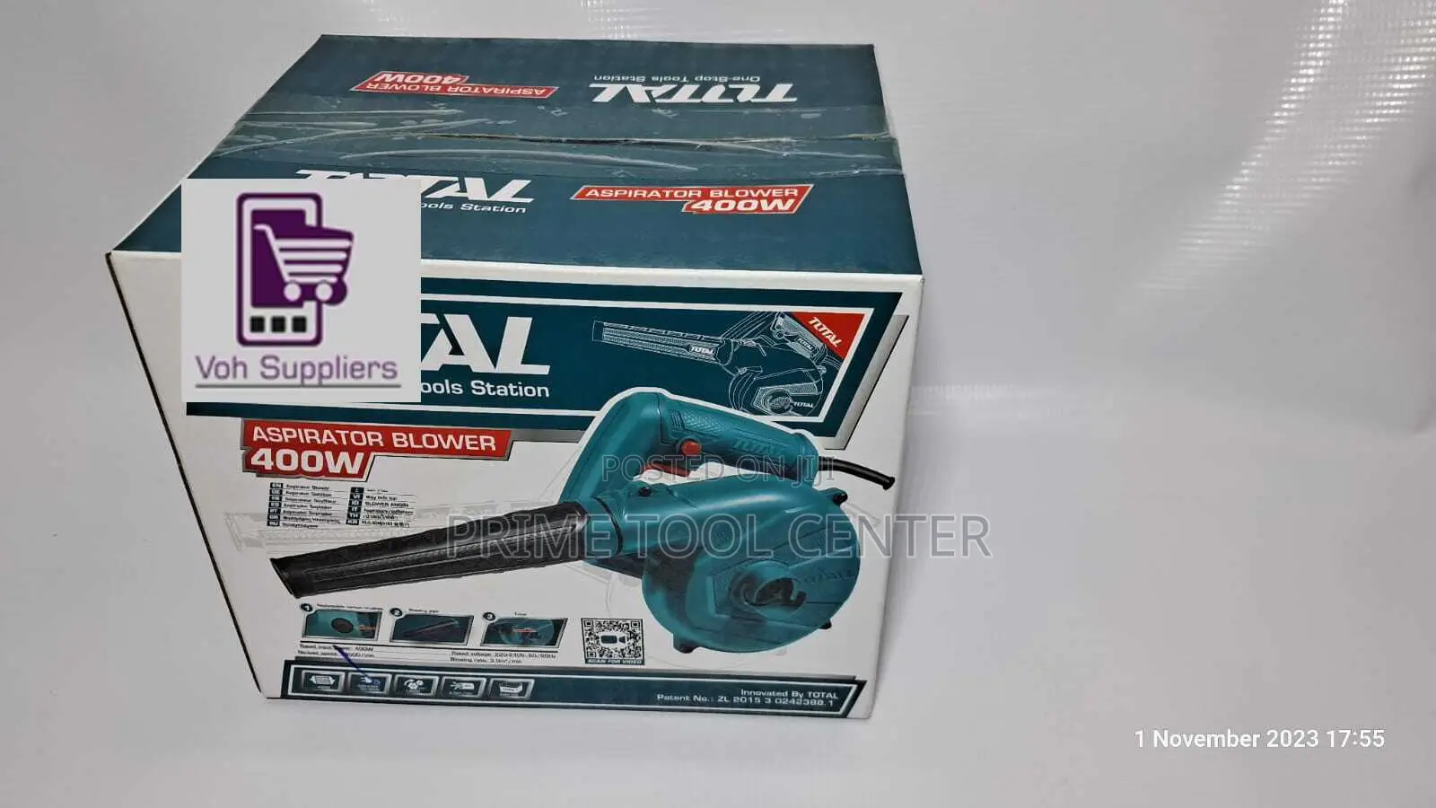 TOTAL Aspirator Blower TB2046 400 Watt
