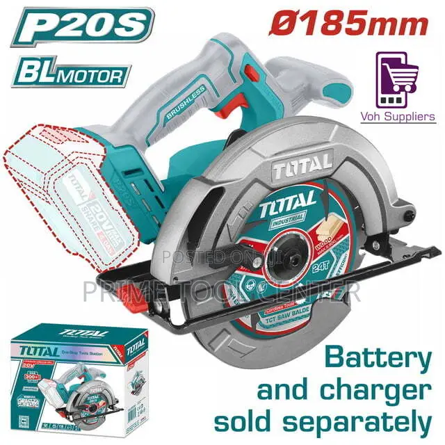 TOTAL TSLI18511 Lithium-Ion circular saw 20V