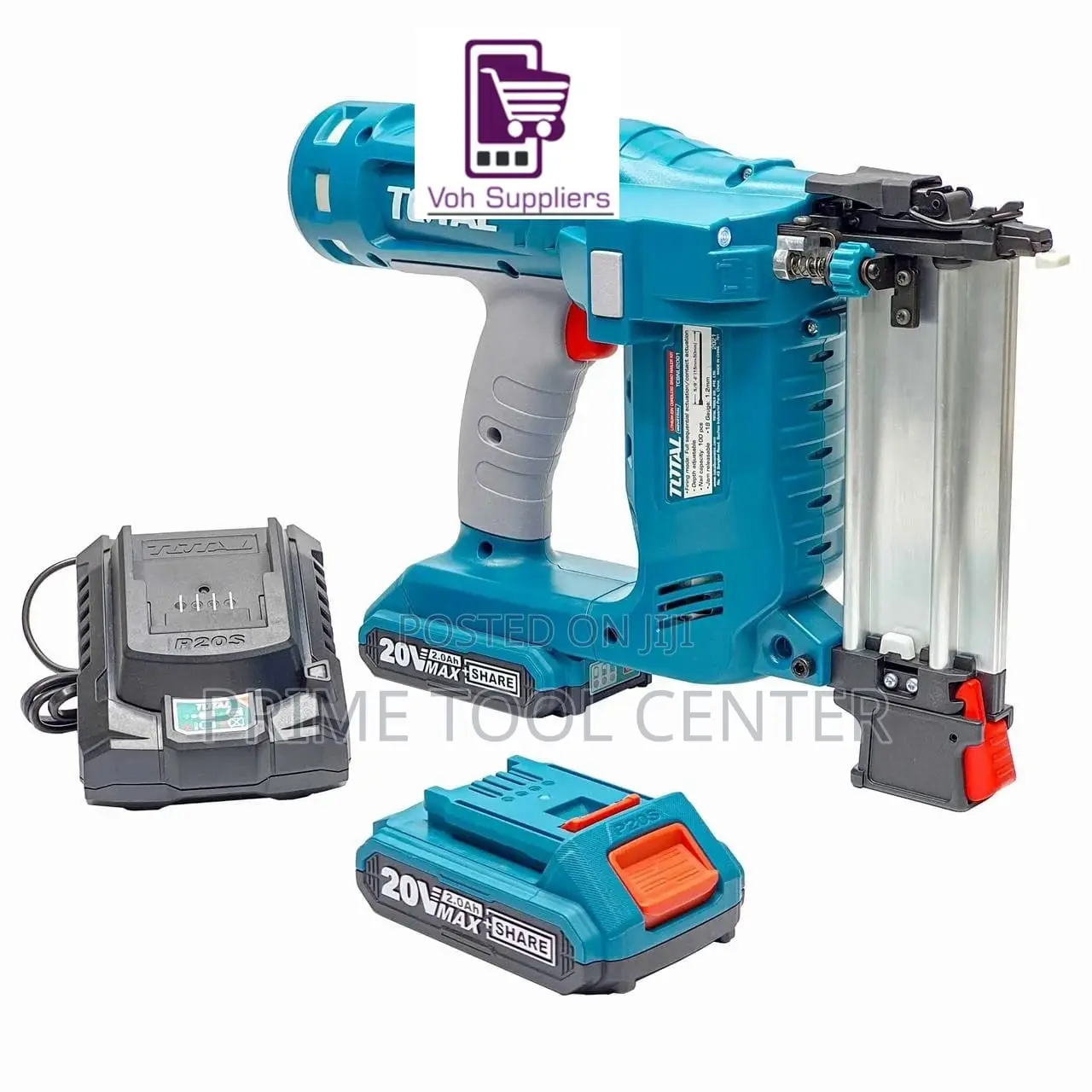 TOTAL Lithium-ion cordless brad nailer kit TCBNLI2016