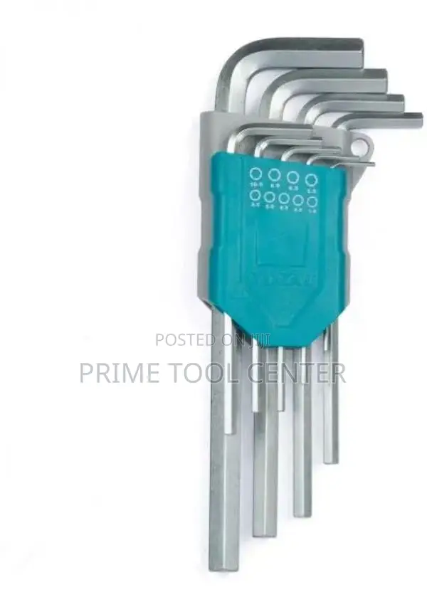 Total THT106191 9pcs hex key set