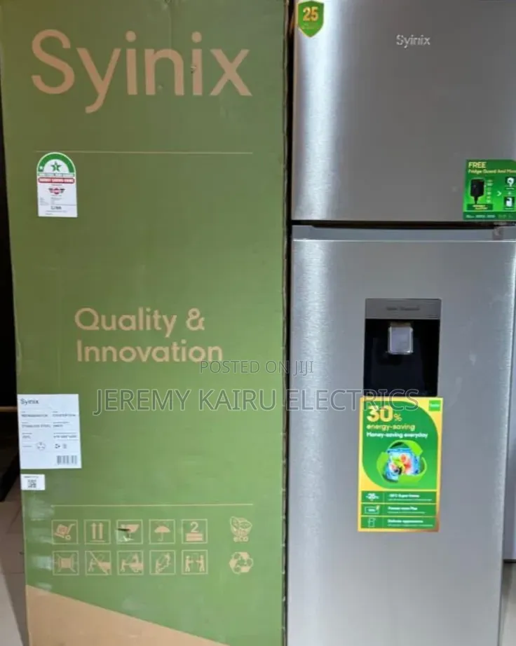 Syinix 257L Double Door Fridge