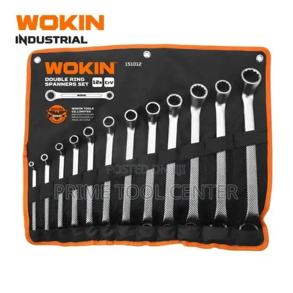 WOKIN 12PCS DOUBLE RING SPANNER SET(INDUSTRIAL)