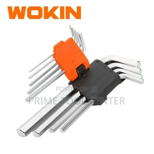 WOKIN 9PCS LONG ARM HEX KEY SET