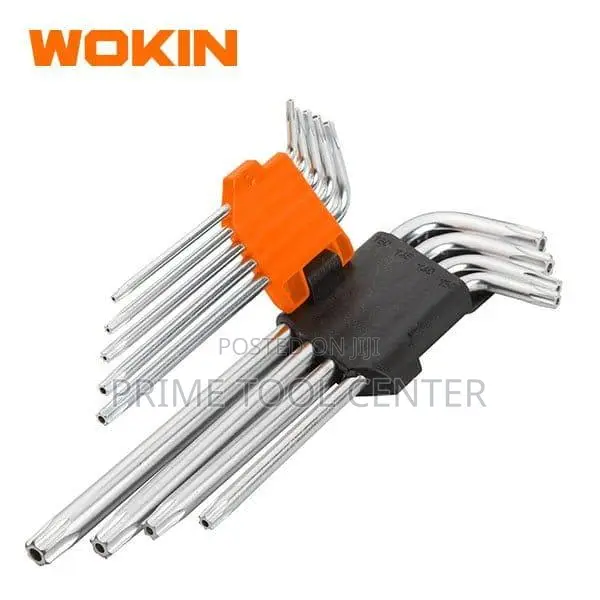 WOKIN 9PCS TORX LONG ARM HEX KEY SET