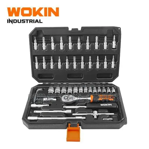 WOKIN 46PCS 1/4″ DRIVE SOCKET SET (INDUSTRIAL)