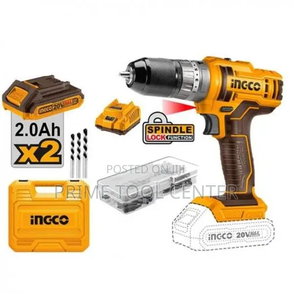 ingco Lithium-Ion impact drill 20v