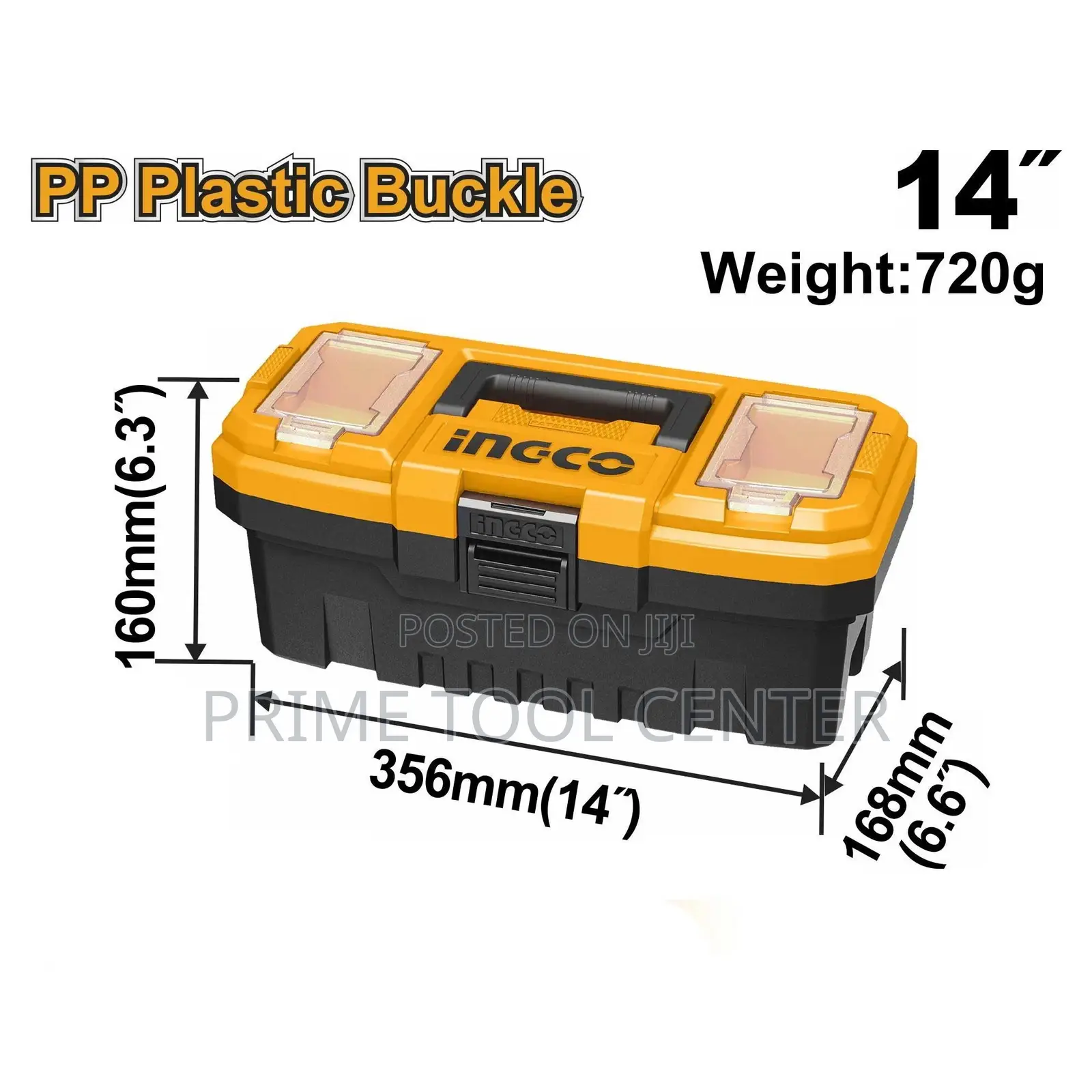 INGCO 14″ Plastic tool box