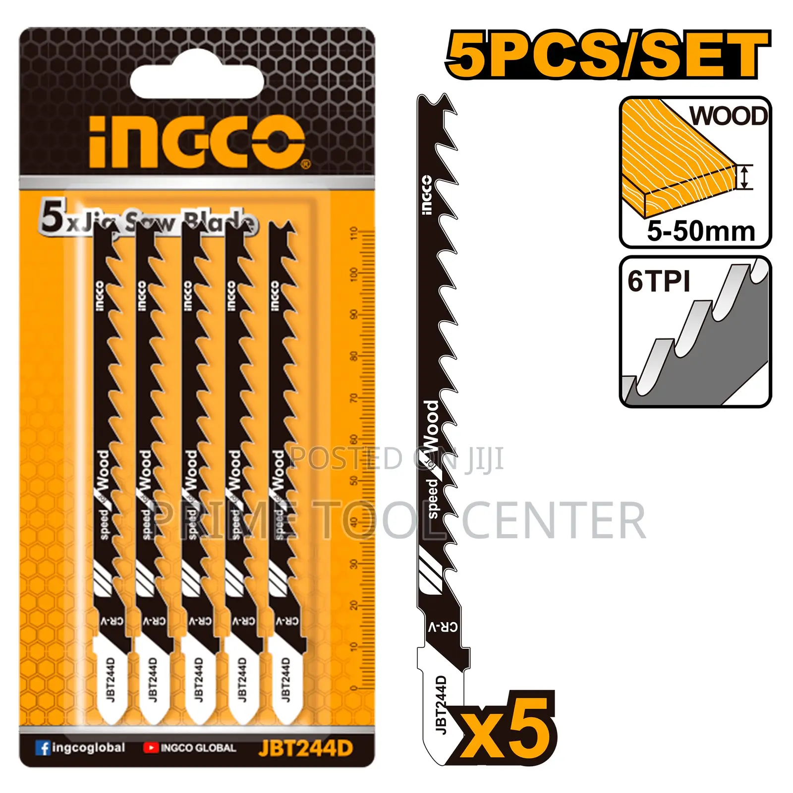 INGCO Jig saw blade for wood