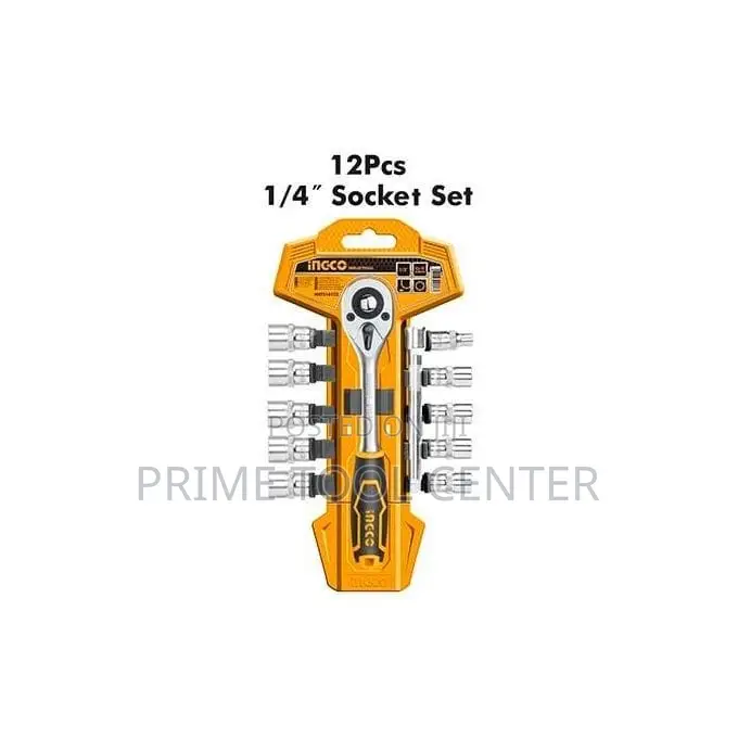 Ingco 12PCS 1/4 SOCKET SET