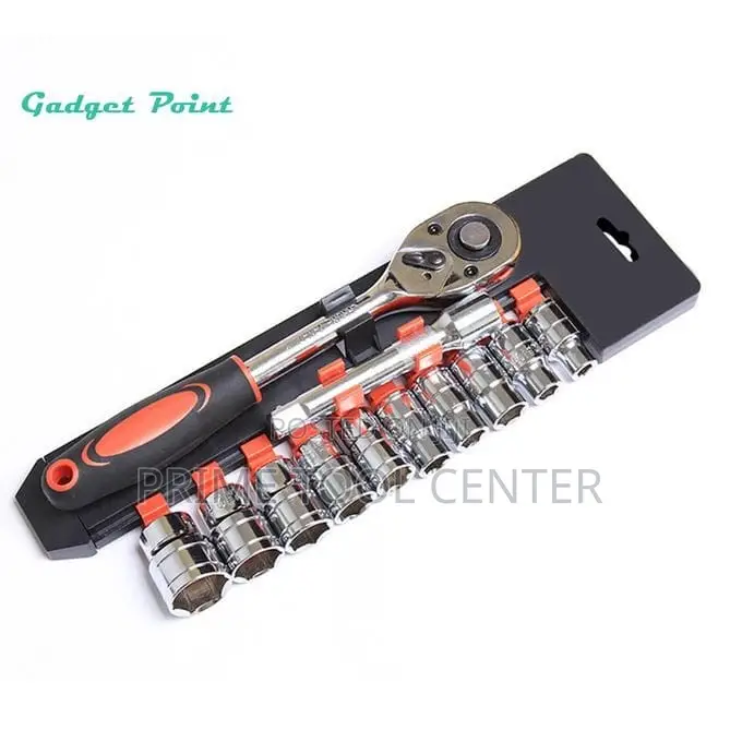 Ratchet Socket Spanner Set 11Pcs