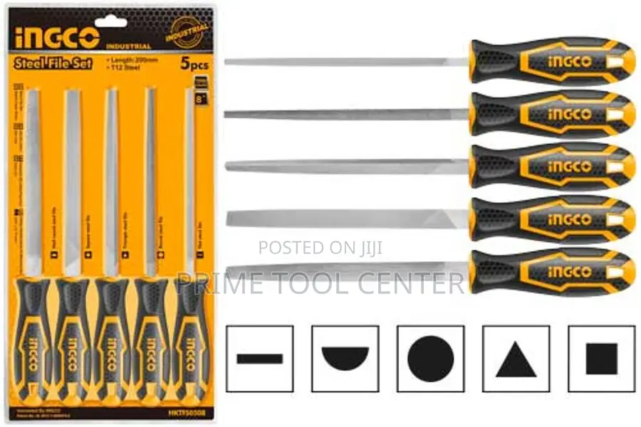 INGCO HKTFS0508 5 Pcs steel file set