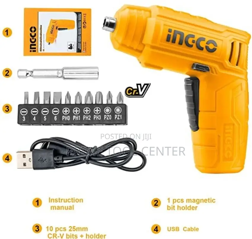 FINDER Lithium-Ion cordless screwdriver