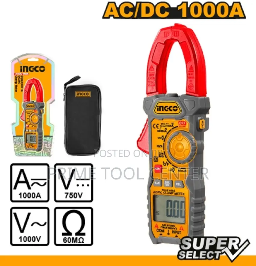INGCO DCM100015 DC/AC clamp meter