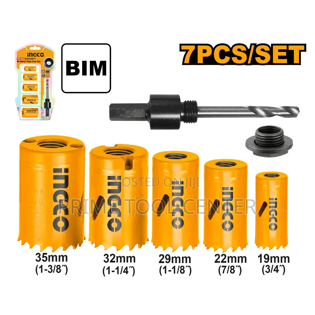 INGCO Bi-metal hole saw set 7 PCS