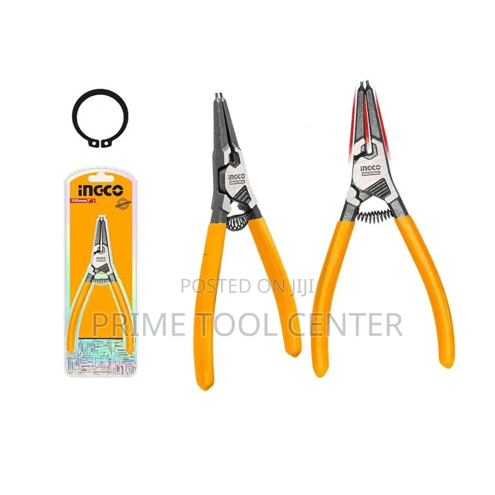 INGCO Circlip pliers Size:7″/180mm
