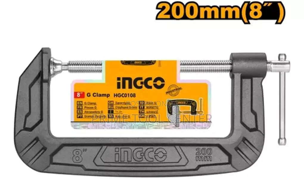 INGCO HGC0108 G clamp Size:8”