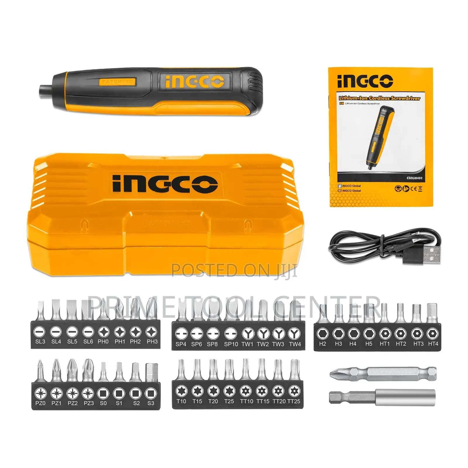 INGCO Lithium-ion cordless screwdriver 4V