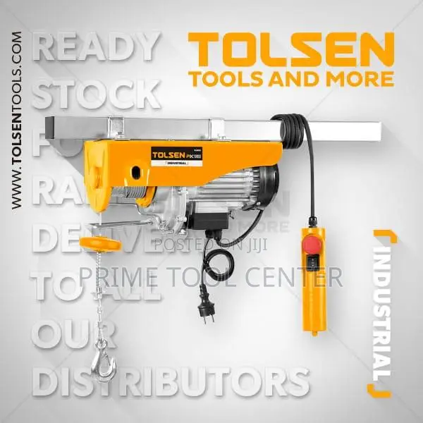 TOLSEN INDUSTRIAL MINI ELECTRIC HOIST 1600W